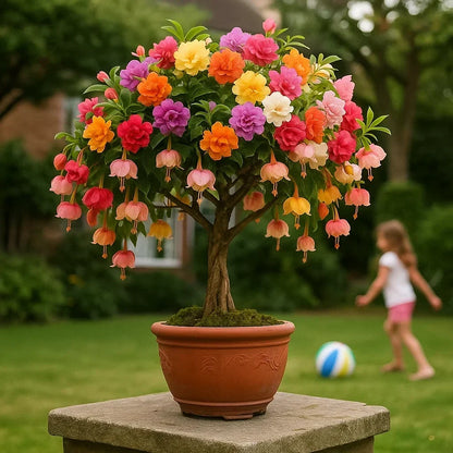 🌸 Double Fuchsia Plants – Elegant Cascading Blooms for Shade Gardens