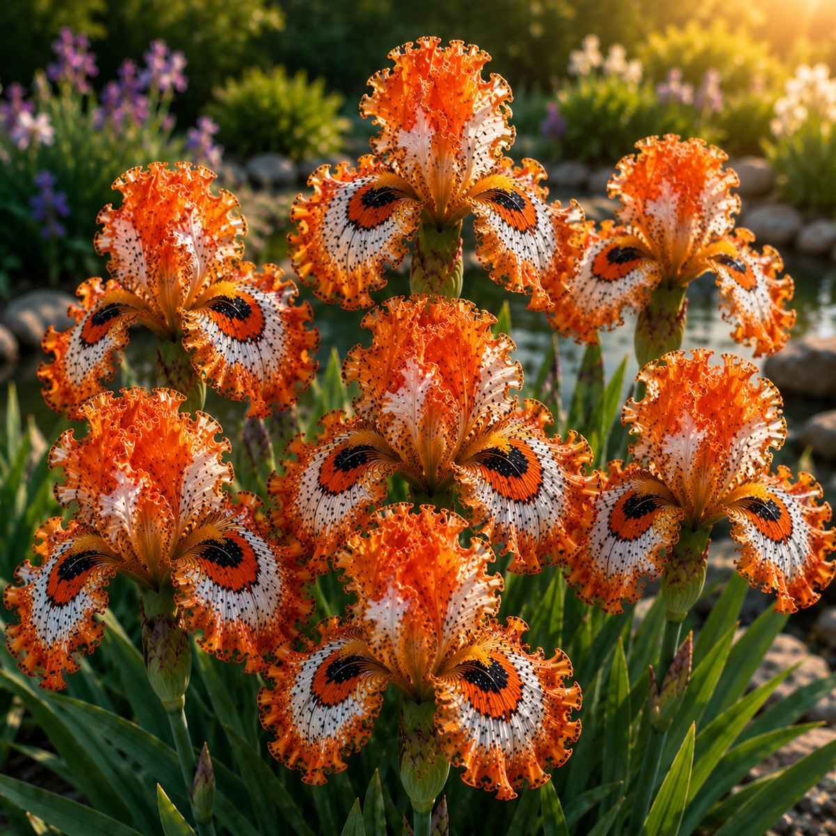🤗🌸Rare Tropical Fish Iris Bulbs – Blooms That Look Like Living Underwater Art🐠