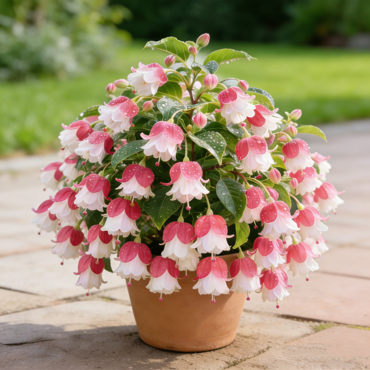 🌸 Double Fuchsia Plants – Elegant Cascading Blooms for Shade Gardens