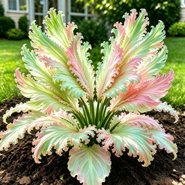 🌱Rare Swan Feather Hosta Bulbs -🦢 Graceful Foliage That Unfolds Like Swan Wings