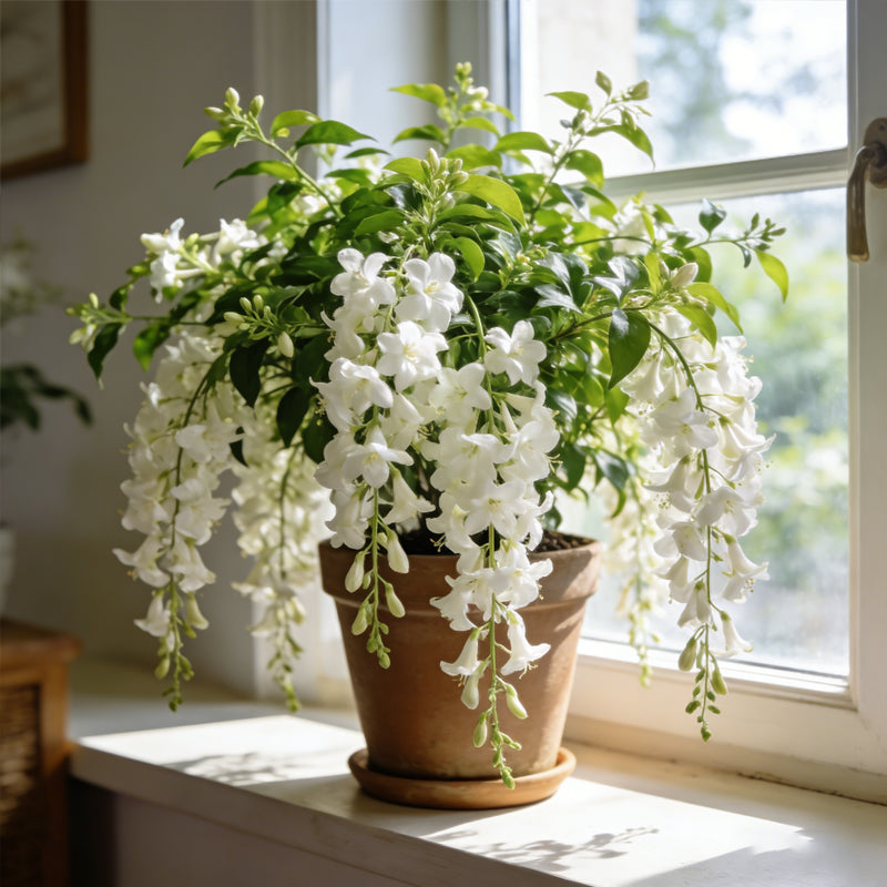 💐 Midnight Perfume Jasmine Seeds – Fragrant Climbing Flowers for Balcony & Garden 🌼