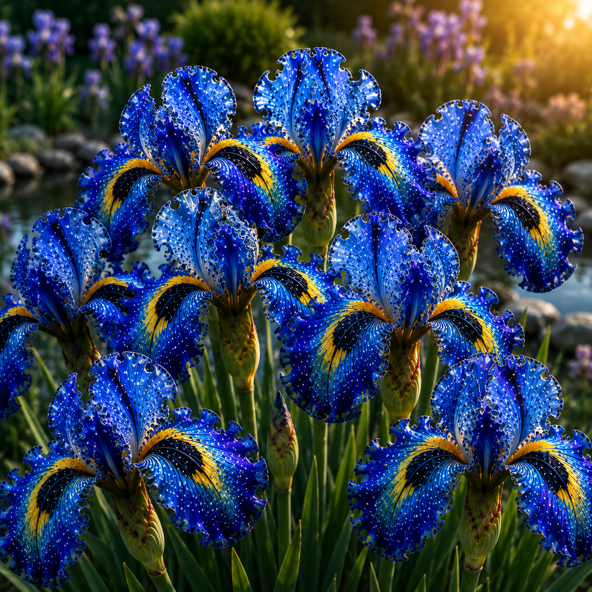 🤗🌸Rare Tropical Fish Iris Bulbs – Blooms That Look Like Living Underwater Art🐠