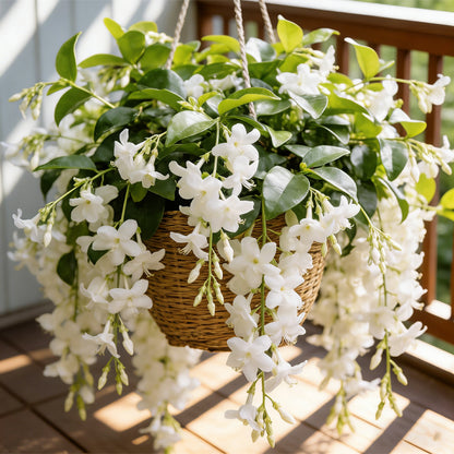 💐 Midnight Perfume Jasmine Seeds – Fragrant Climbing Flowers for Balcony & Garden 🌼