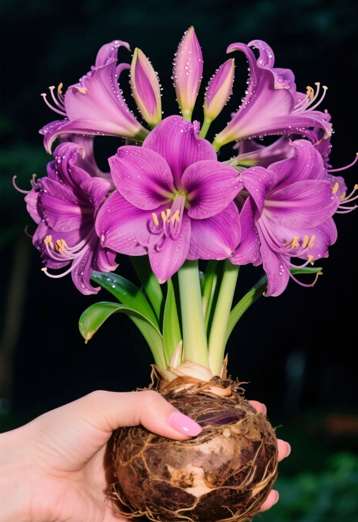 🔥 Limited-Time Offer 🌺 Rare Double-Petaled Perfume Amaryllis – Giant Fragrant Blooms All Winter Long ❄️