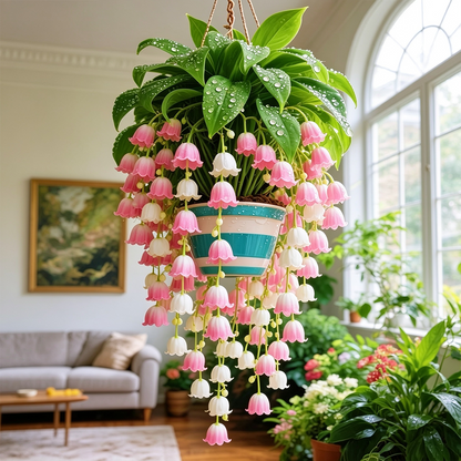 🌿 Hanging Lily of the Valley🌸 Elegance That Lasts Year After Year