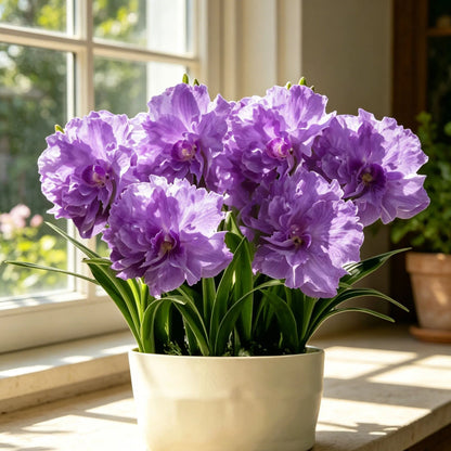 💜 Purple Moon Orchid 🌿 Beautiful Blooms & Natural Pest-Repelling Power