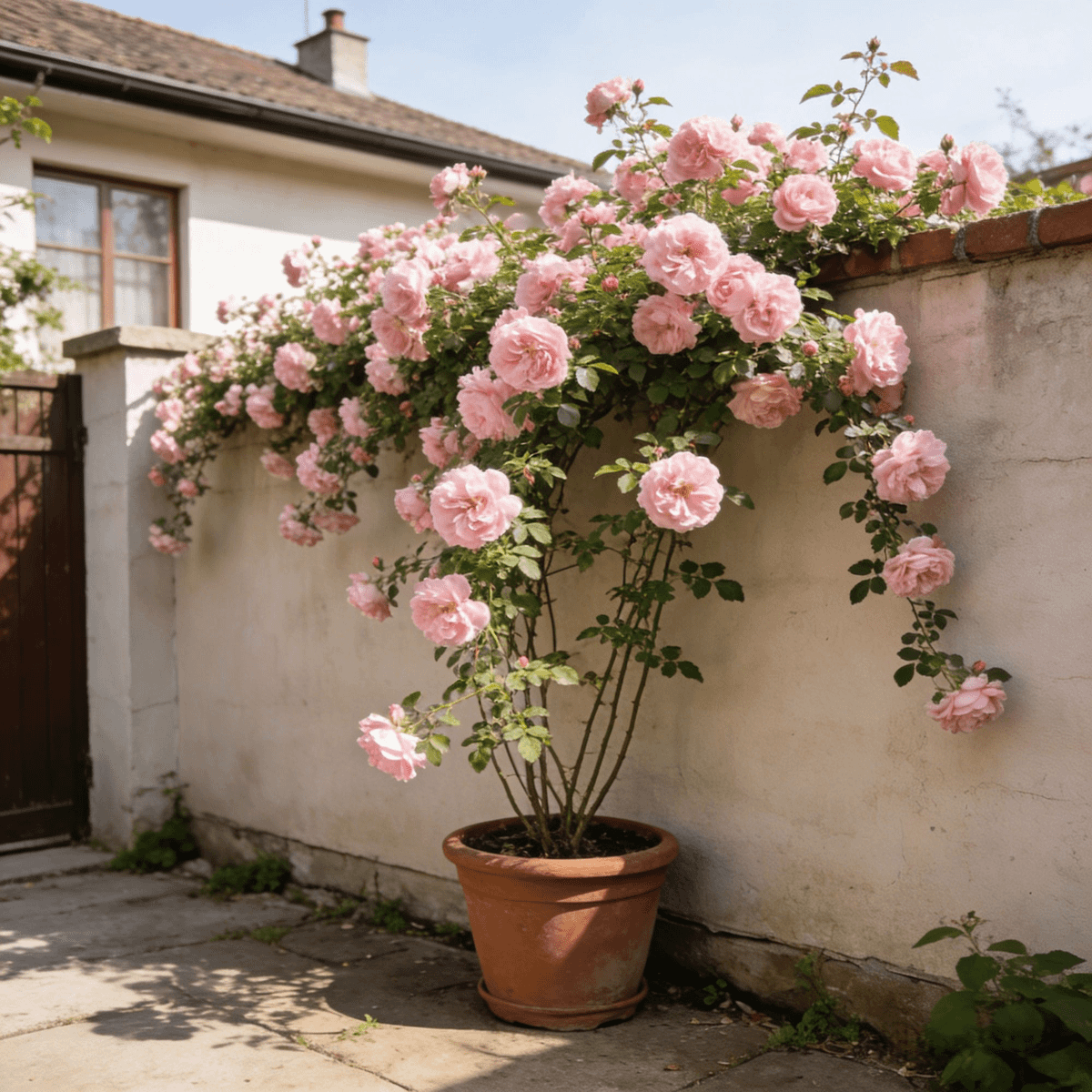 🏠💛 Yellow Banksia Rose 🌿 Create Stunning Flower Walls — Easy to Grow Anywhere 🌼