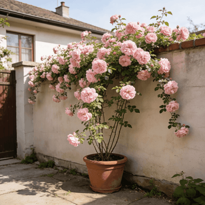 🏠💛 Yellow Banksia Rose 🌿 Create Stunning Flower Walls — Easy to Grow Anywhere 🌼