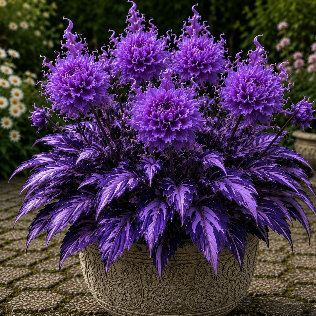 🤗🌸 Variegated Dahlia Bulbs 🌿💥 Stunning Multi-Color Blooms, Easy to Grow