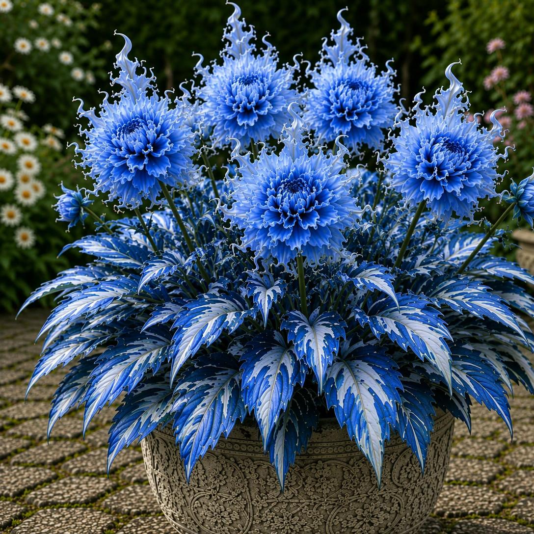 🤗🌸 Variegated Dahlia Bulbs 🌿💥 Stunning Multi-Color Blooms, Easy to Grow